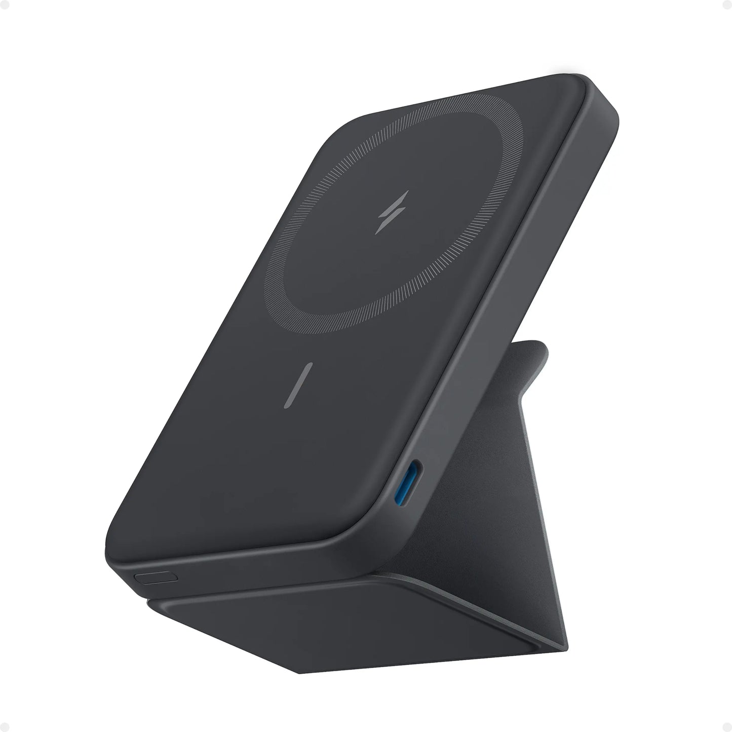 【Magnetic Power Bank】Anker 5,000Mah Magnetic Power Bank, Wireless Portable Charger with Foldable Stand & Side USB-C Port, Battery Pack for Iphone 17/16/15/14/13#Dealsforyoudays Sohochic