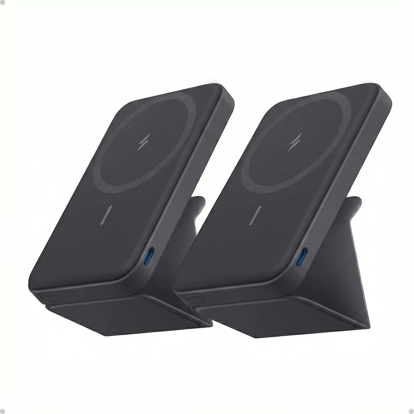 【Magnetic Power Bank】Anker 5,000Mah Magnetic Power Bank, Wireless Portable Charger with Foldable Stand & Side USB-C Port, Battery Pack for Iphone 17/16/15/14/13#Dealsforyoudays Sohochic